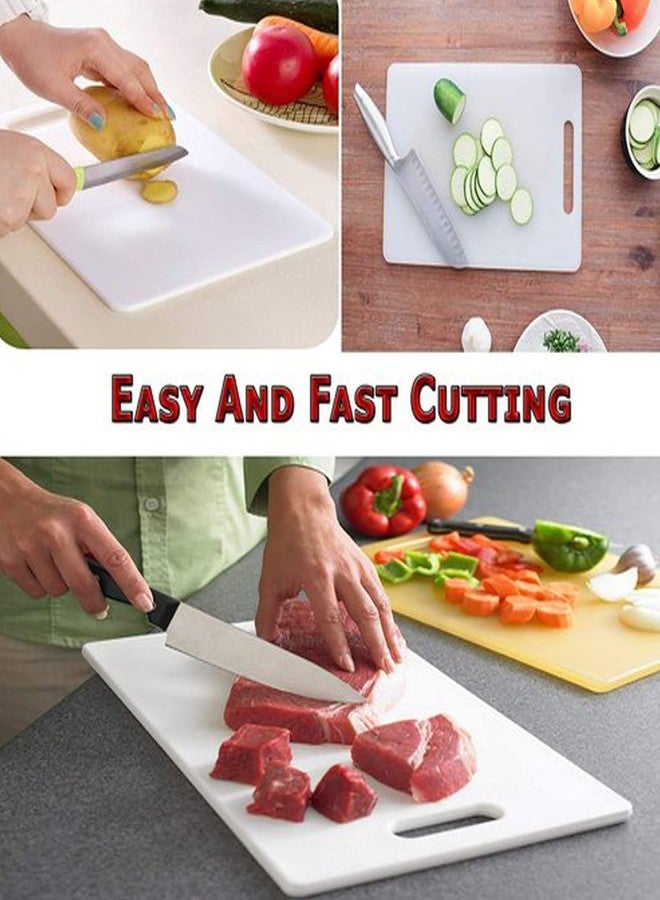 Garth Chopping Board Cutting Board Vegetable Fruits Chopping Board for Kitchen Plastic Food Cutting Block Mat Tool with Hang Hole | Pack of 1 - Image 5